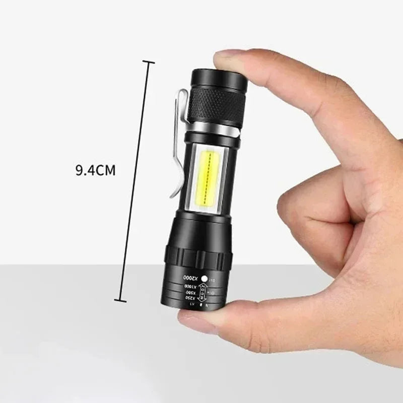 Rechargeable Zoom LED Flashlight