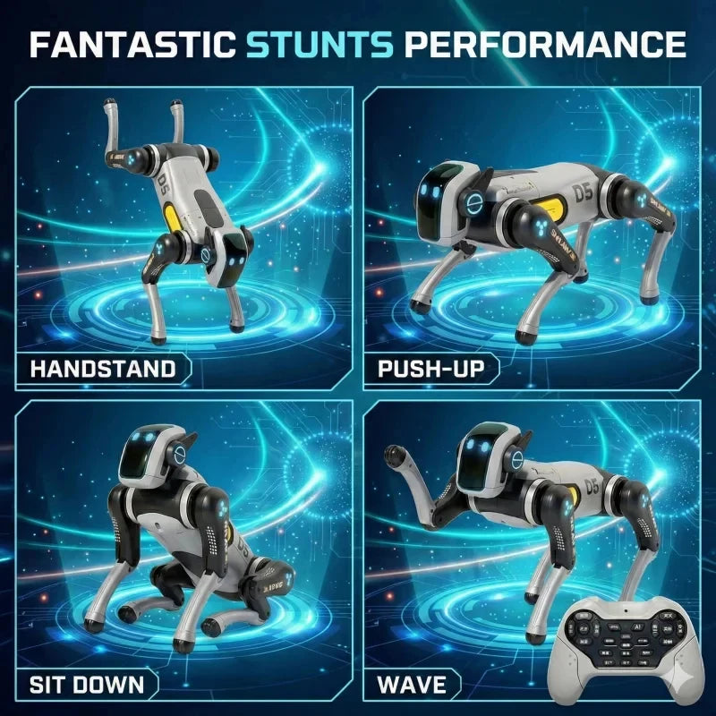 RoboPaw™ AI Interactive Robot Dog