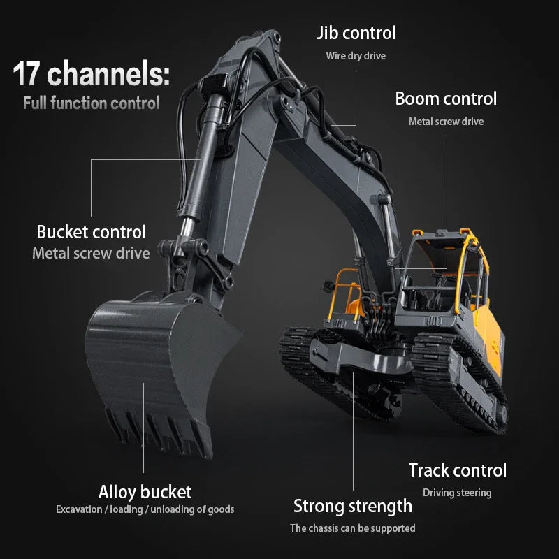 TitanForce RC Excavator 3-in-1 1:16