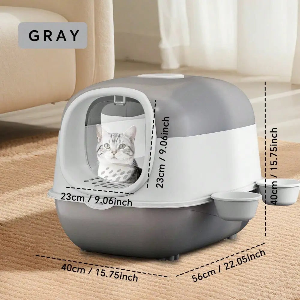CleanNest™ Enclosed Litter Box