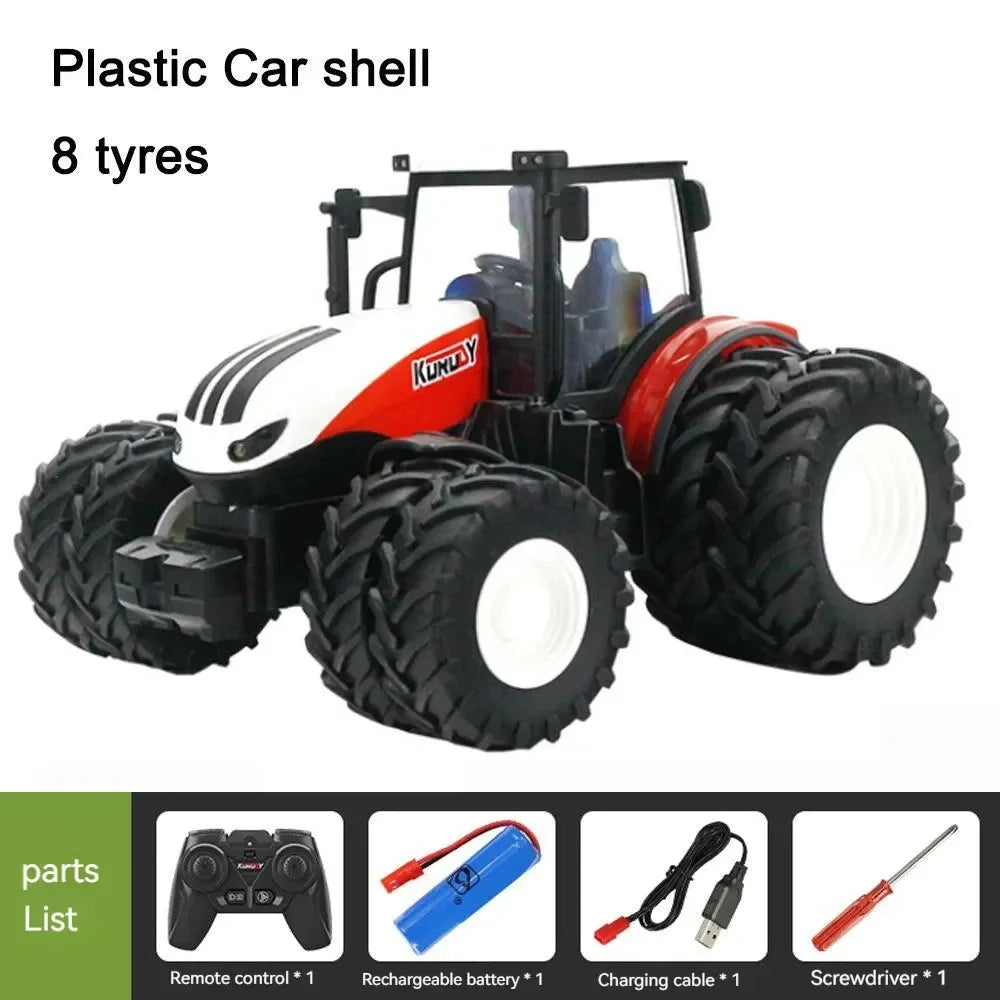 AgriMaster RC Farm Tractor with Trailer 1:24