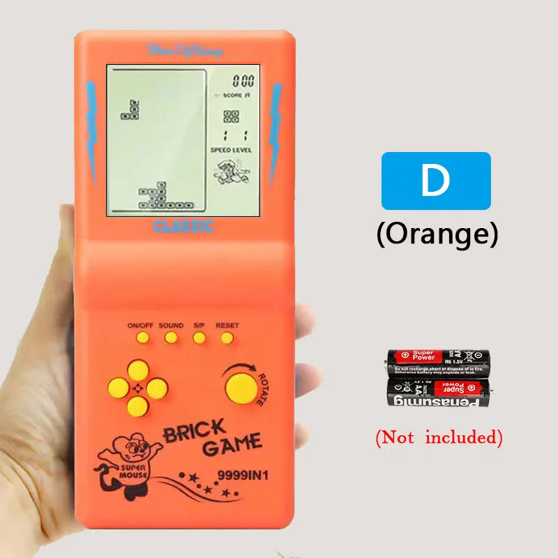 Classic Retro Tetris Handheld Game Console