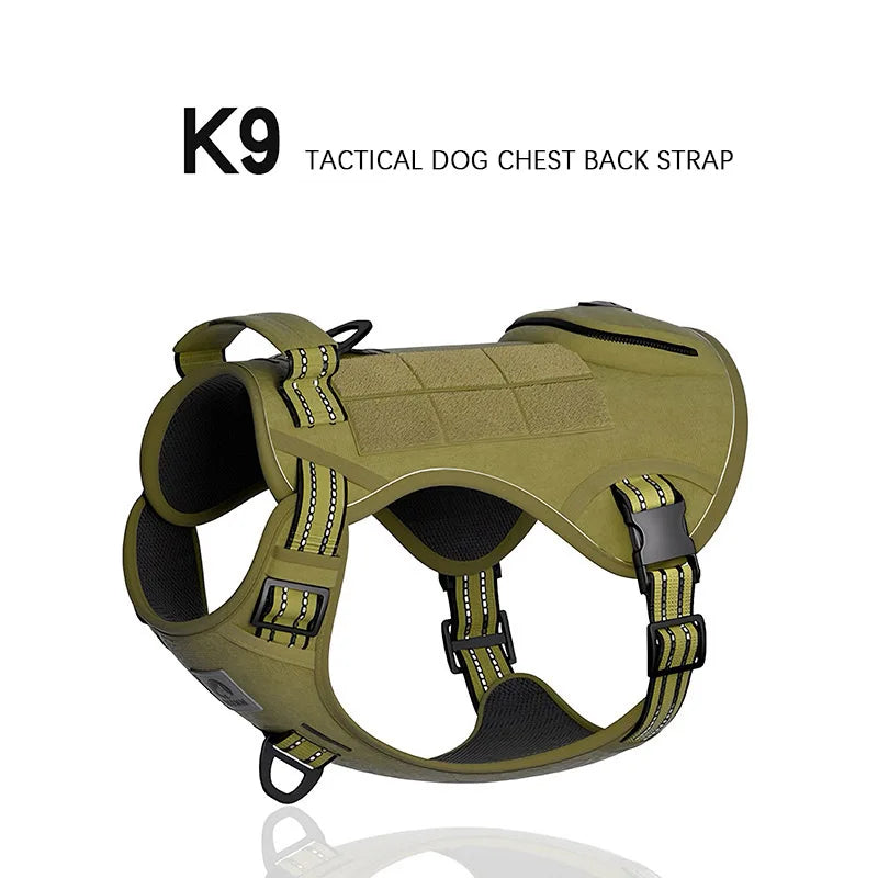 TitanGuard™ Tactical Dog Harness Set
