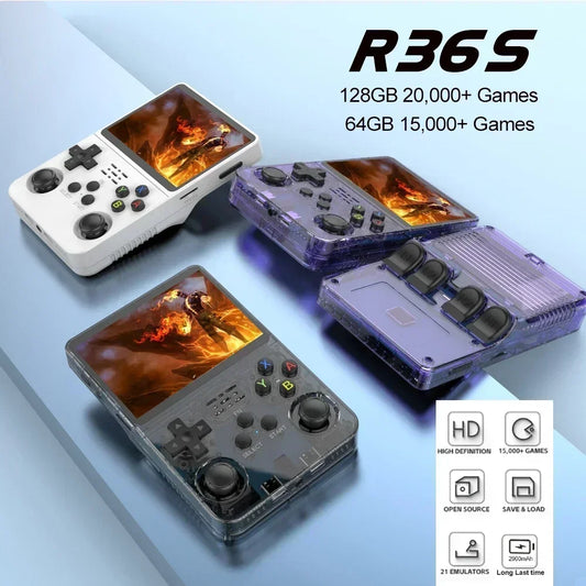 R36S Retro Game Console