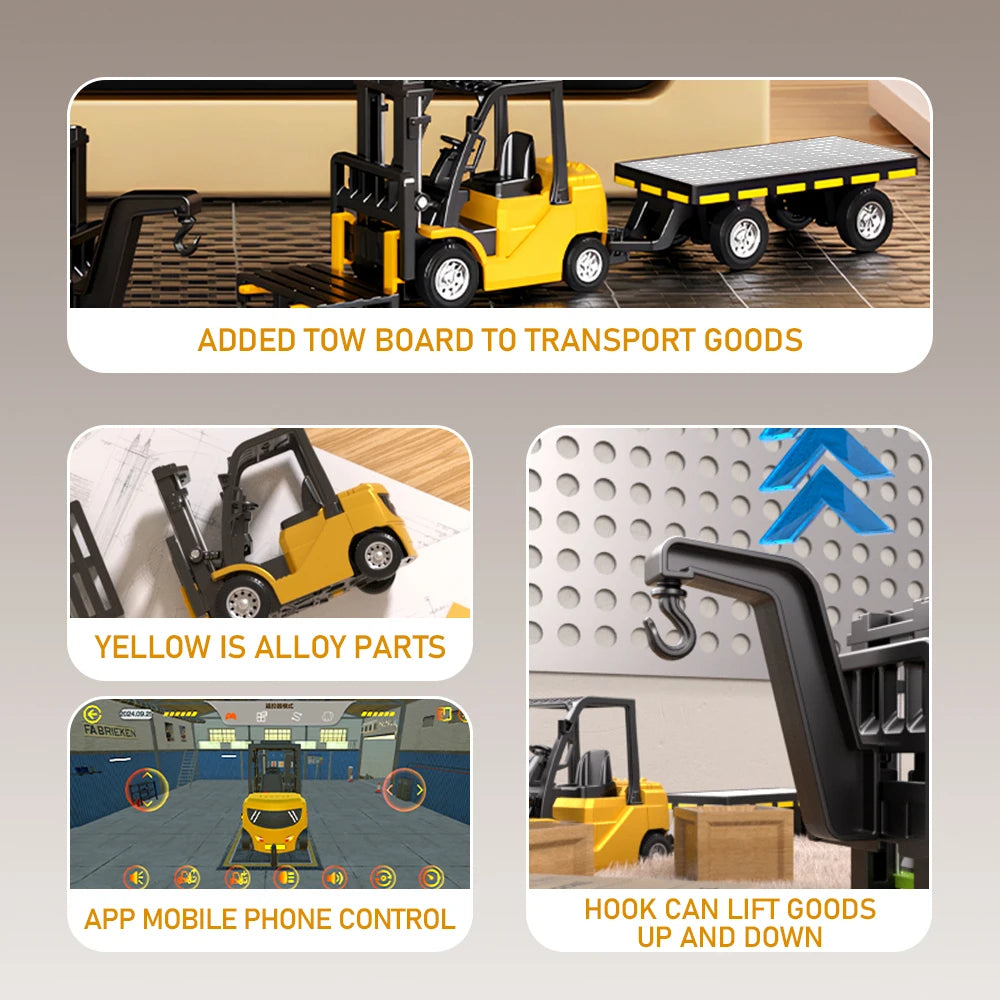 LiftMaster RC Smart Forklift & Trailer