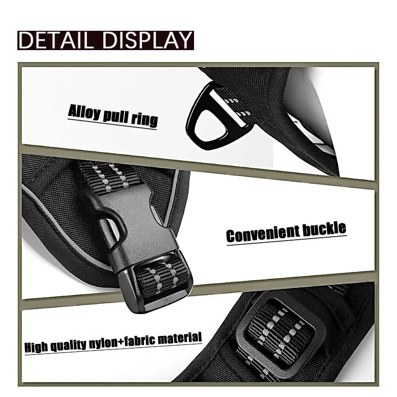 TitanGuard™ Tactical Dog Harness Set