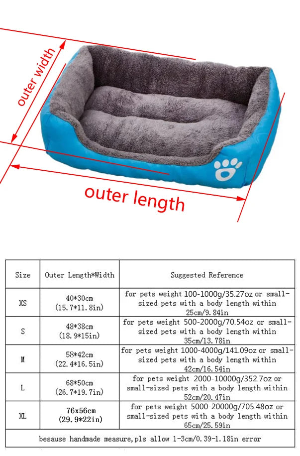 SnuggleNest™ Cotton Pet Bed