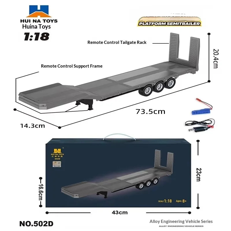 ForgeHaul RC Tractor & Heavy Trailer Set