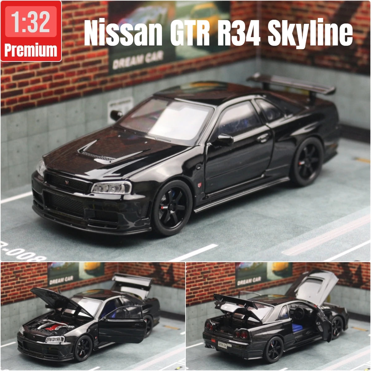 Skyline R34 Diecast Nissan car