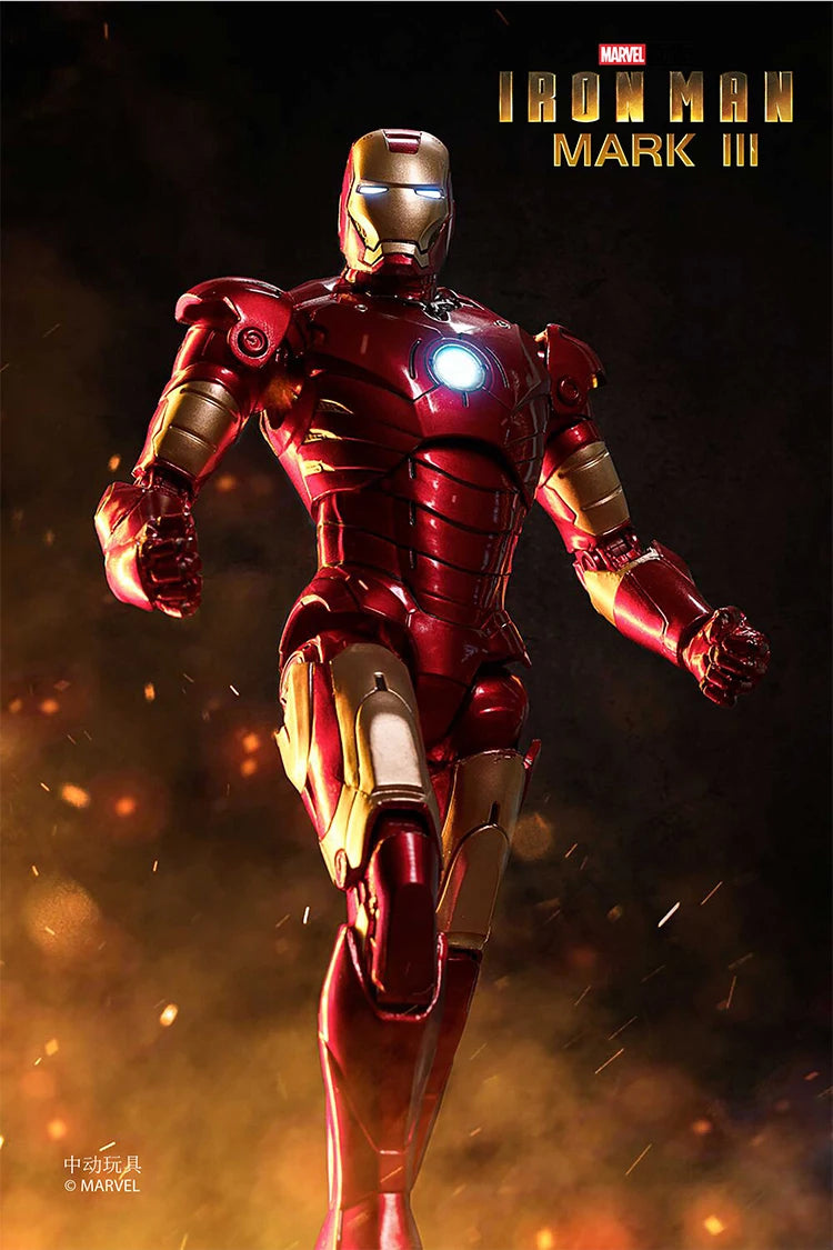 ZD Original Iron Man MK8 MK31 MK32 Piston Romeo MK10 MK19 Tiger 1/10 Armor Marvel legends Avengers Action Figure Toys Model Gift