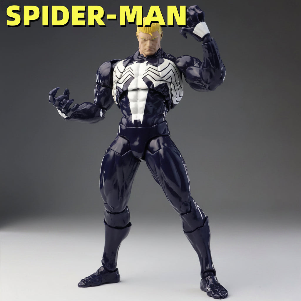 Mess Toys Venom Anime Action Figure Black Spider Man Lethal Neighbor Genuine Collectible Toys Birthday Gift For Adult Collection