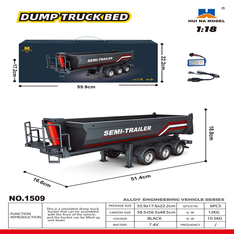 ForgeHaul RC Tractor & Heavy Trailer Set