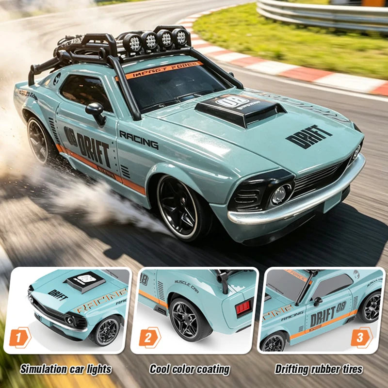 RetroRush™ 1:18 RC Drift Racer