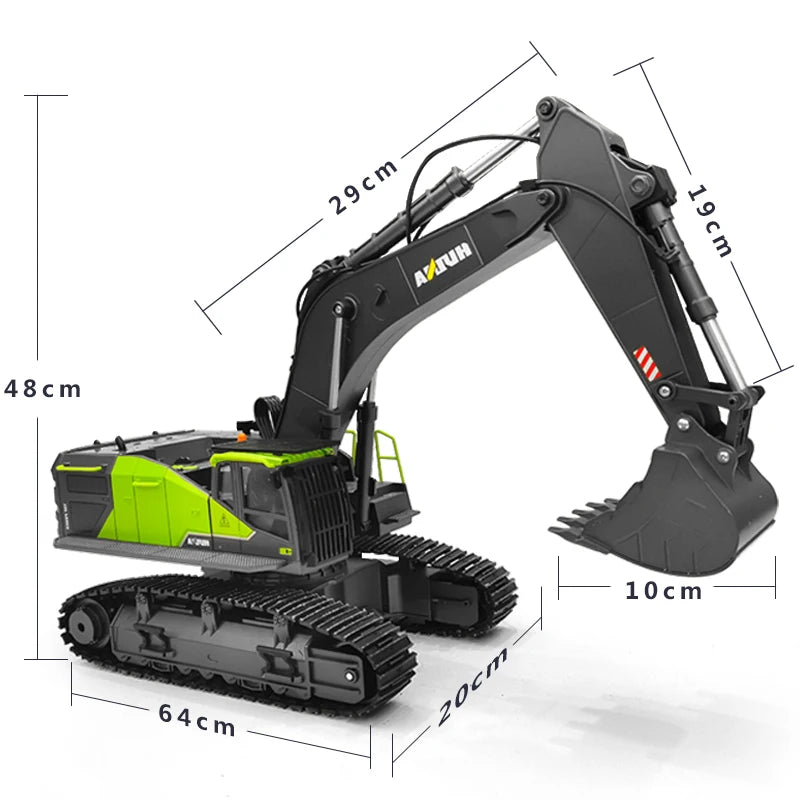 TitanX RC Alloy Excavator 1:14