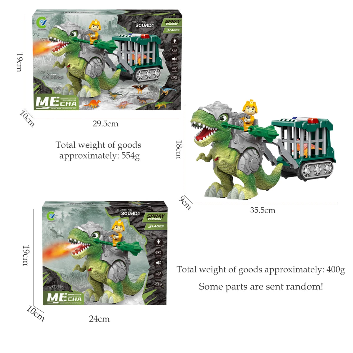 DinoHauler™ Transport Truck with Spray Dinosaur Set